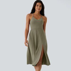 Halara Everyday Midi Chill Dress-La Land Size Small
